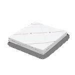 Tulp Disposable doek Hyginet 38x30cm rood (6 x 50 stuks)
